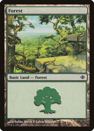 Forest (247) [Shards of Alara] | Exor Games Bridgewater