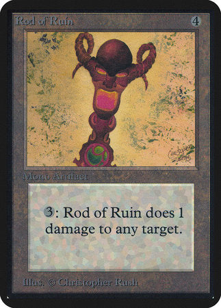 Rod of Ruin [Limited Edition Alpha] | Exor Games Bridgewater