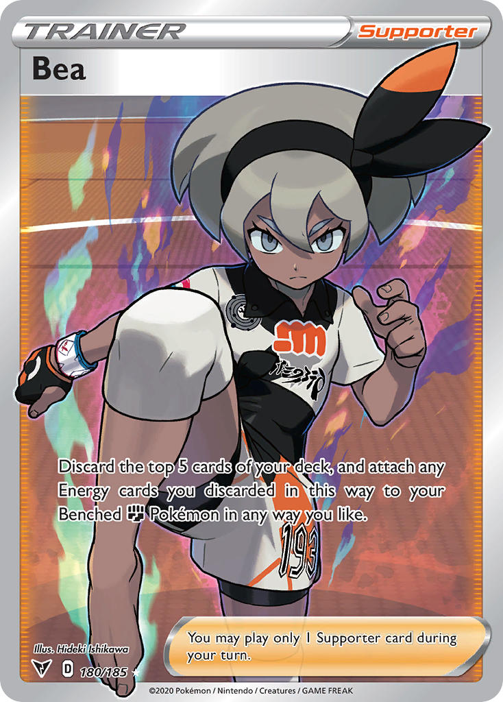 Bea (180/185) [Sword & Shield: Vivid Voltage] | Exor Games Bridgewater