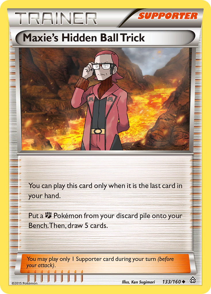 Maxie's Hidden Ball Trick (133/160) [XY: Primal Clash] | Exor Games Bridgewater