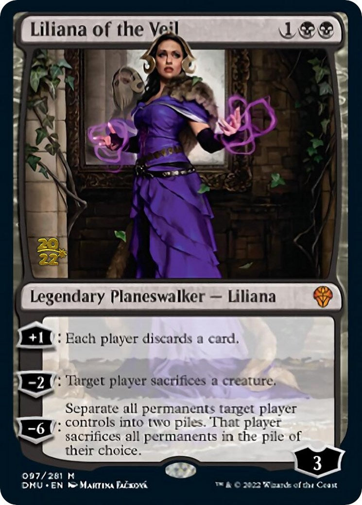 Liliana of the Veil [Dominaria United Prerelease Promos] | Exor Games Bridgewater