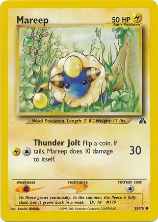 Mareep (58/75) [Neo Discovery Unlimited] | Exor Games Bridgewater