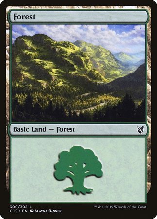 Forest (300) [Commander 2019] | Exor Games Bridgewater