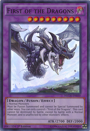 First of the Dragons [NECH-EN050] Super Rare | Exor Games Bridgewater