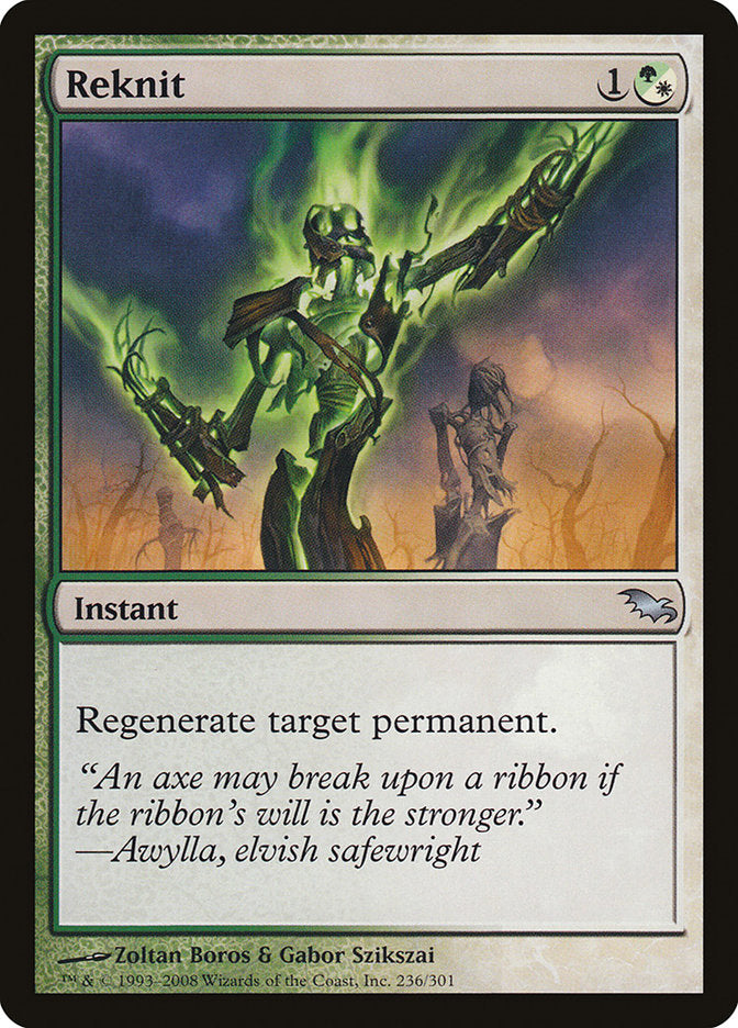 Reknit [Shadowmoor] | Exor Games Bridgewater