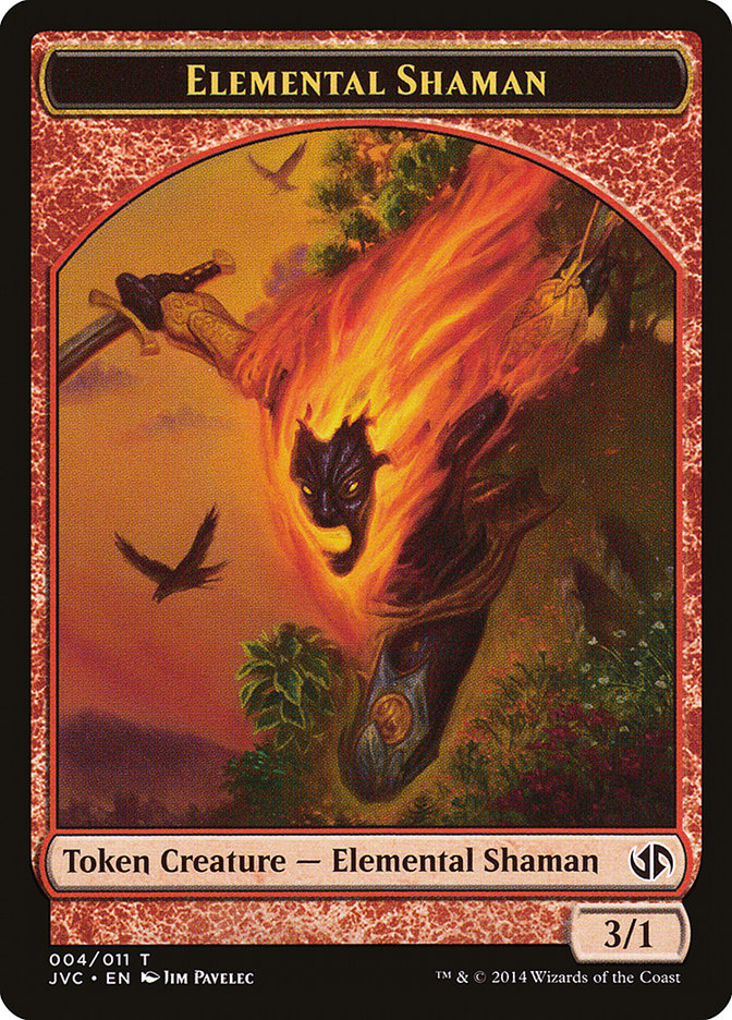 Elemental Shaman Token (Jace vs. Chandra) [Duel Decks Anthology Tokens] | Exor Games Bridgewater