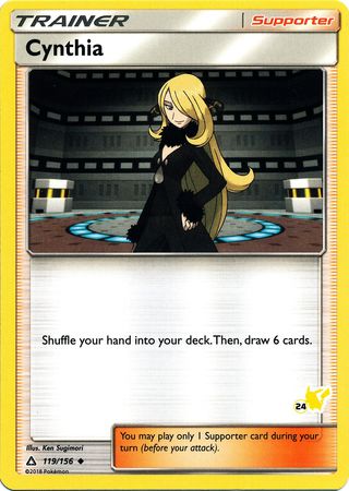 Cynthia (119/156) (Pikachu Stamp #24) [Battle Academy 2020] | Exor Games Bridgewater