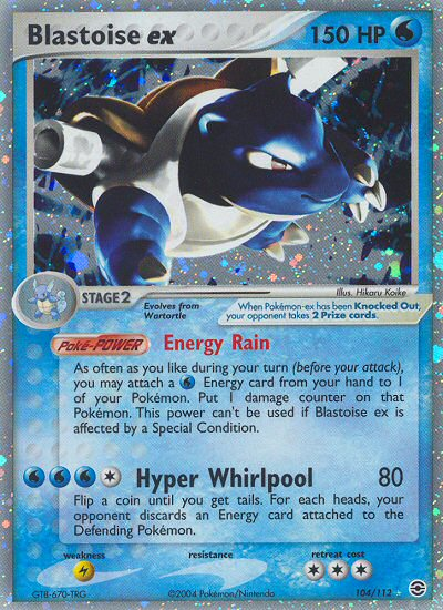 Blastoise ex (104/112) [EX: FireRed & LeafGreen] | Exor Games Bridgewater