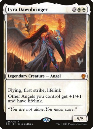 Lyra Dawnbringer [Dominaria Promos] | Exor Games Bridgewater