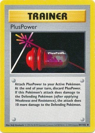 PlusPower (84/102) [Base Set Shadowless Unlimited] | Exor Games Bridgewater