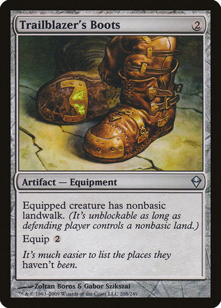 Trailblazer's Boots [Zendikar] | Exor Games Bridgewater