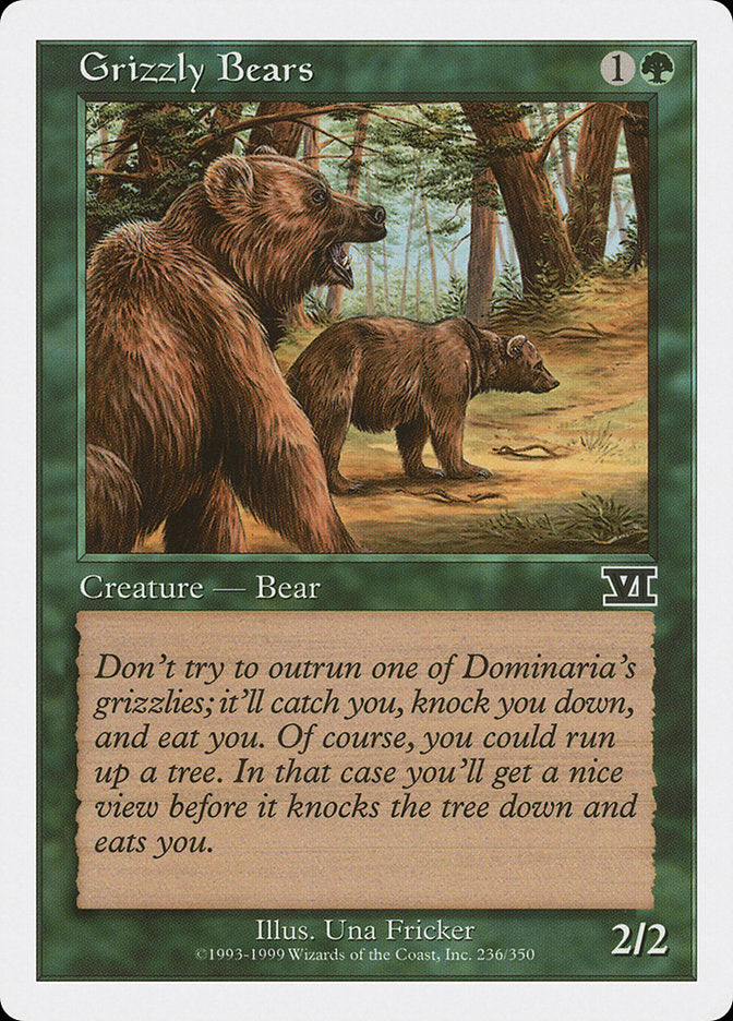 Grizzly Bears [Classic Sixth Edition] | Exor Games Bridgewater