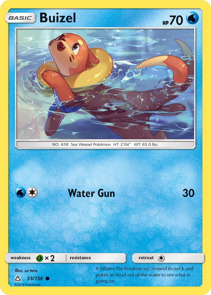 Buizel (35/156) [Sun & Moon: Ultra Prism] | Exor Games Bridgewater