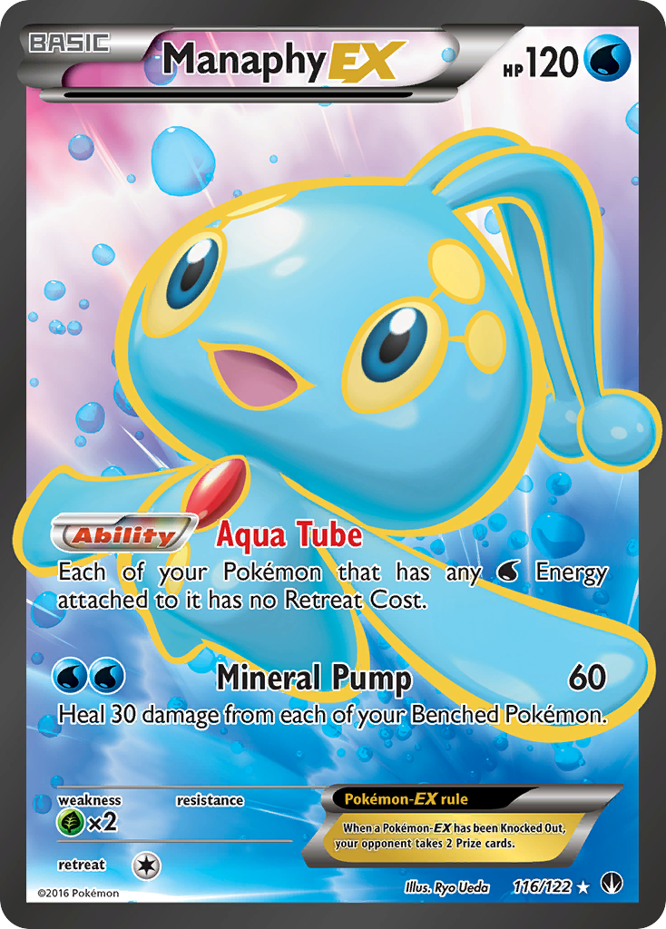 Manaphy EX (116/122) [XY: BREAKpoint] | Exor Games Bridgewater