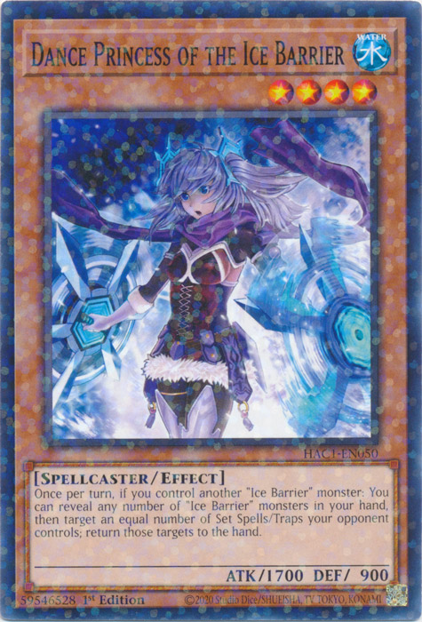 Dance Princess of the Ice Barrier (Duel Terminal) [HAC1-EN050] Common | Exor Games Bridgewater