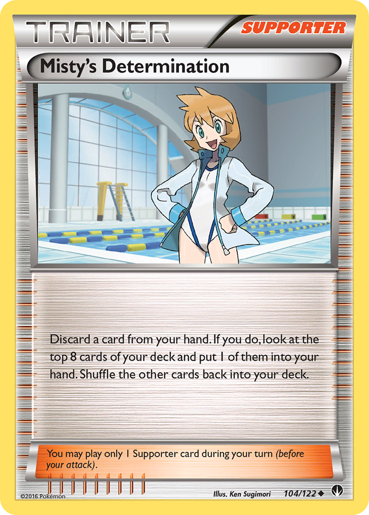 Misty's Determination (104/122) [XY: BREAKpoint] | Exor Games Bridgewater