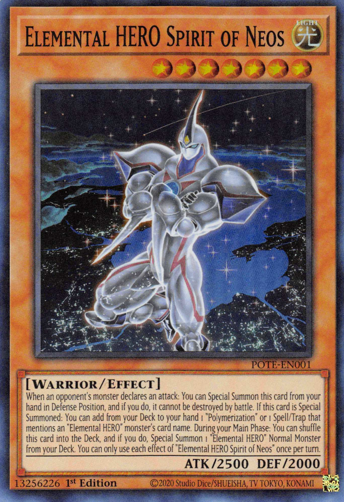 Elemental HERO Spirit of Neos [POTE-EN001] Super Rare | Exor Games Bridgewater