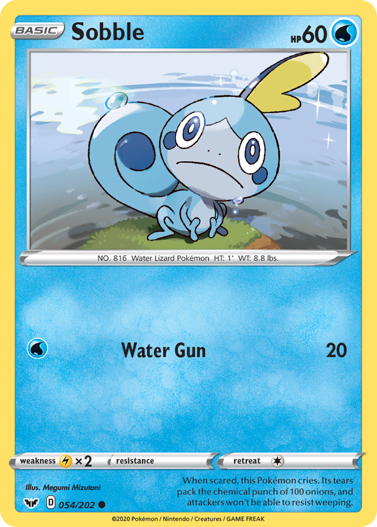 Sobble (054/202) [Sword & Shield: Base Set] | Exor Games Bridgewater