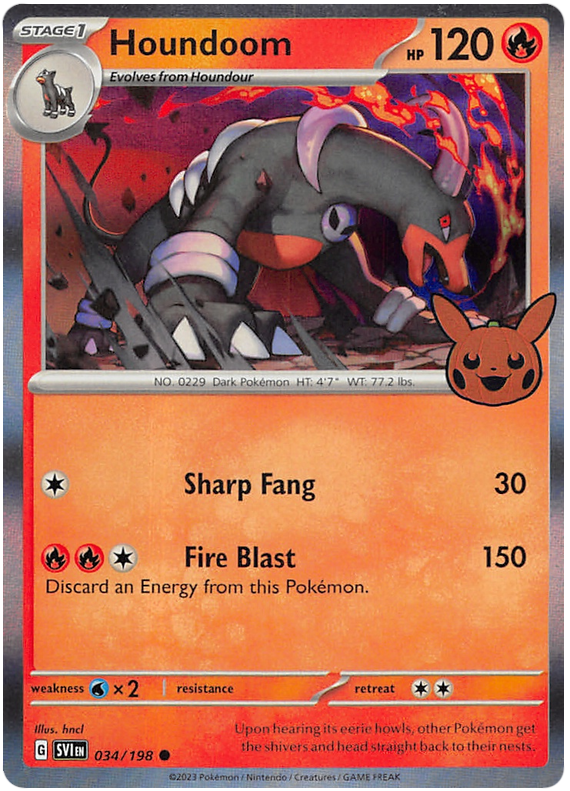 Houndoom (034/198) [Trick or Trade 2023] | Exor Games Bridgewater