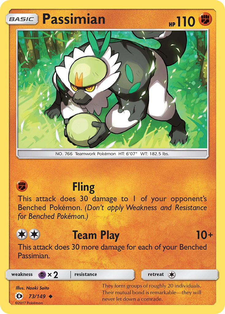 Passimian (73/149) [Sun & Moon: Base Set] | Exor Games Bridgewater