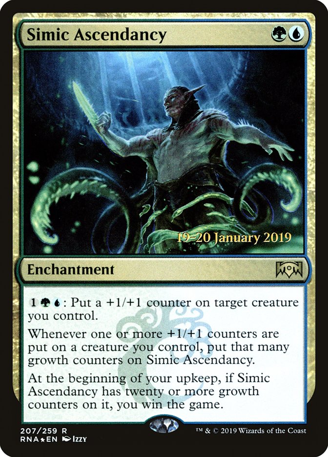 Simic Ascendancy [Ravnica Allegiance Prerelease Promos] | Exor Games Bridgewater