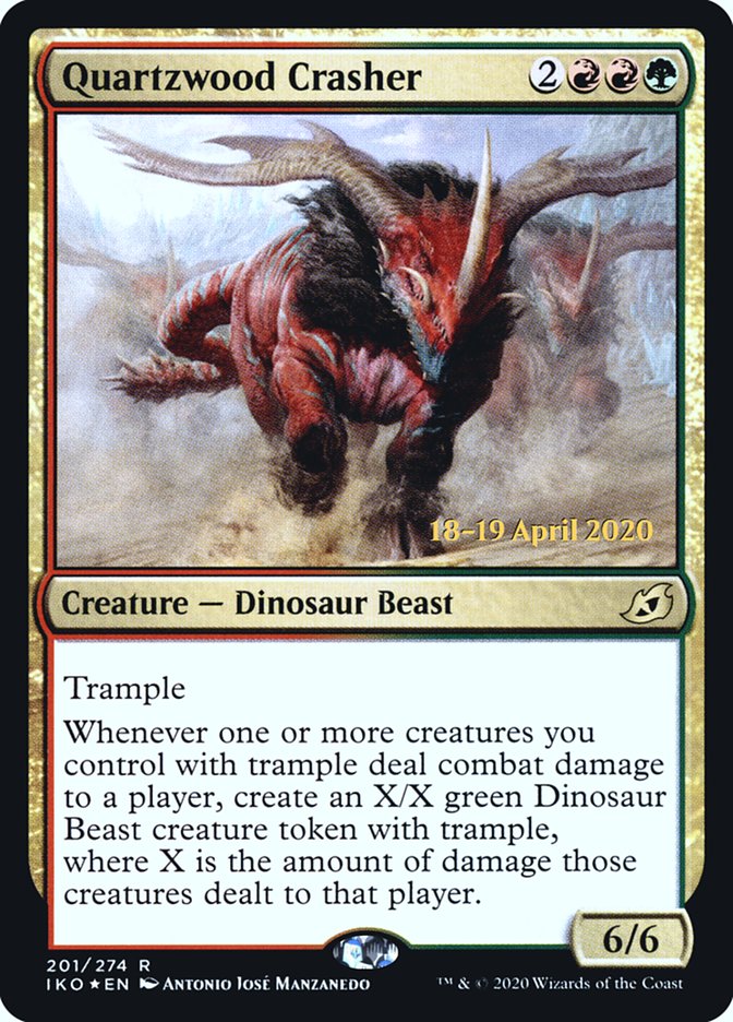 Quartzwood Crasher  [Ikoria: Lair of Behemoths Prerelease Promos] | Exor Games Bridgewater