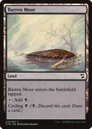 Barren Moor [Commander 2018] | Exor Games Bridgewater