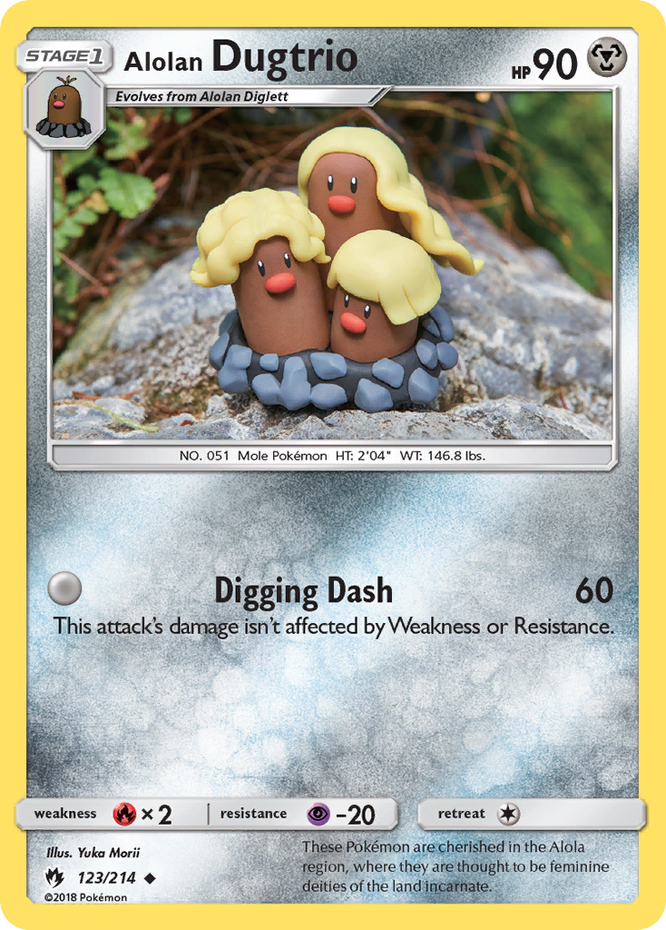 Alolan Dugtrio (123/214) [Sun & Moon: Lost Thunder] | Exor Games Bridgewater