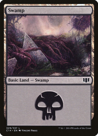 Swamp (329) [Commander 2014] | Exor Games Bridgewater