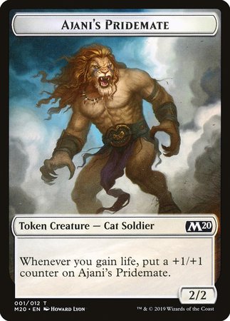 Ajani's Pridemate Token [Core Set 2020 Tokens] | Exor Games Bridgewater