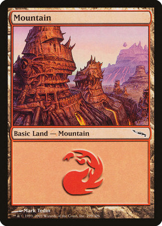 Mountain (299) [Mirrodin] | Exor Games Bridgewater