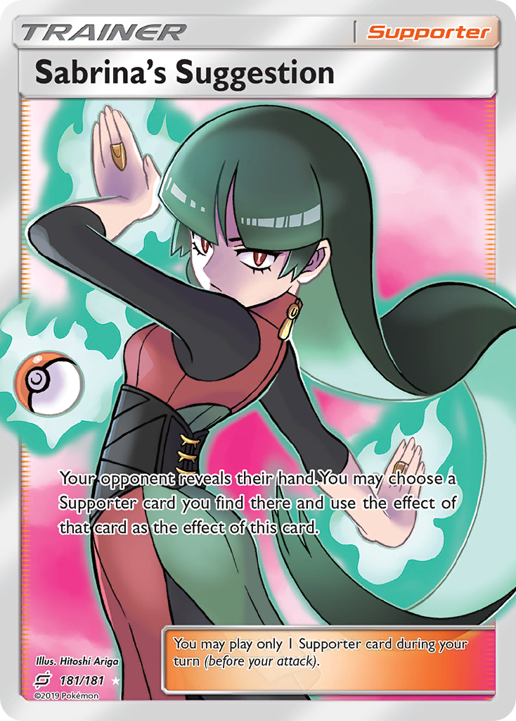 Sabrina's Suggestion (181/181) [Sun & Moon: Team Up] | Exor Games Bridgewater