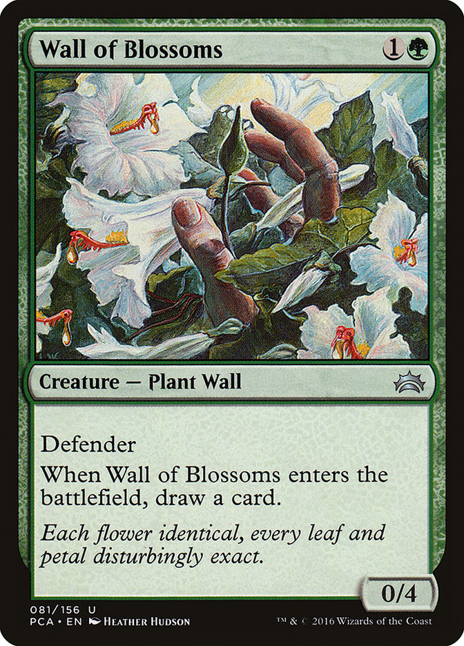 Wall of Blossoms [Planechase Anthology] | Exor Games Bridgewater