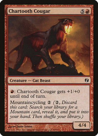 Chartooth Cougar [Duel Decks: Venser vs. Koth] | Exor Games Bridgewater