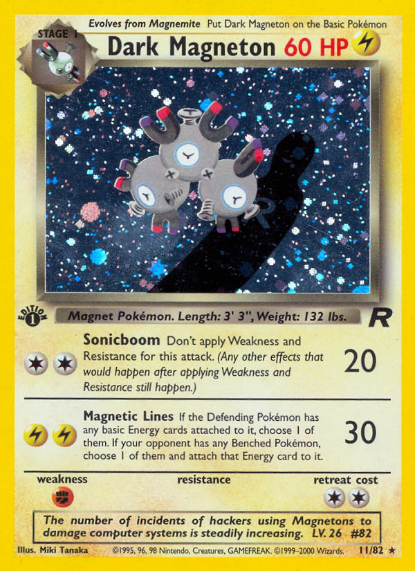 Dark Magneton (11/82) [Team Rocket 1st Edition] | Exor Games Bridgewater