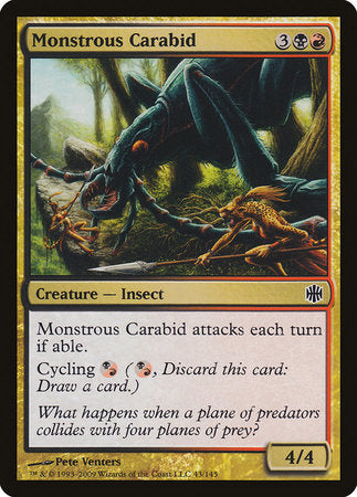 Monstrous Carabid [Alara Reborn] | Exor Games Bridgewater