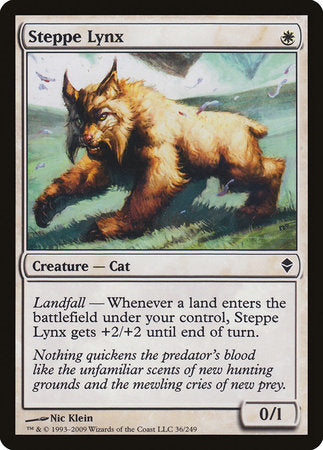 Steppe Lynx [Zendikar] | Exor Games Bridgewater