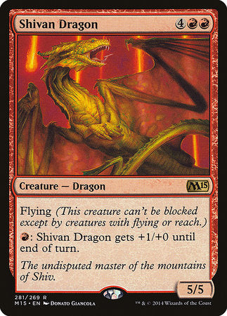 Shivan Dragon [Magic 2015] | Exor Games Bridgewater