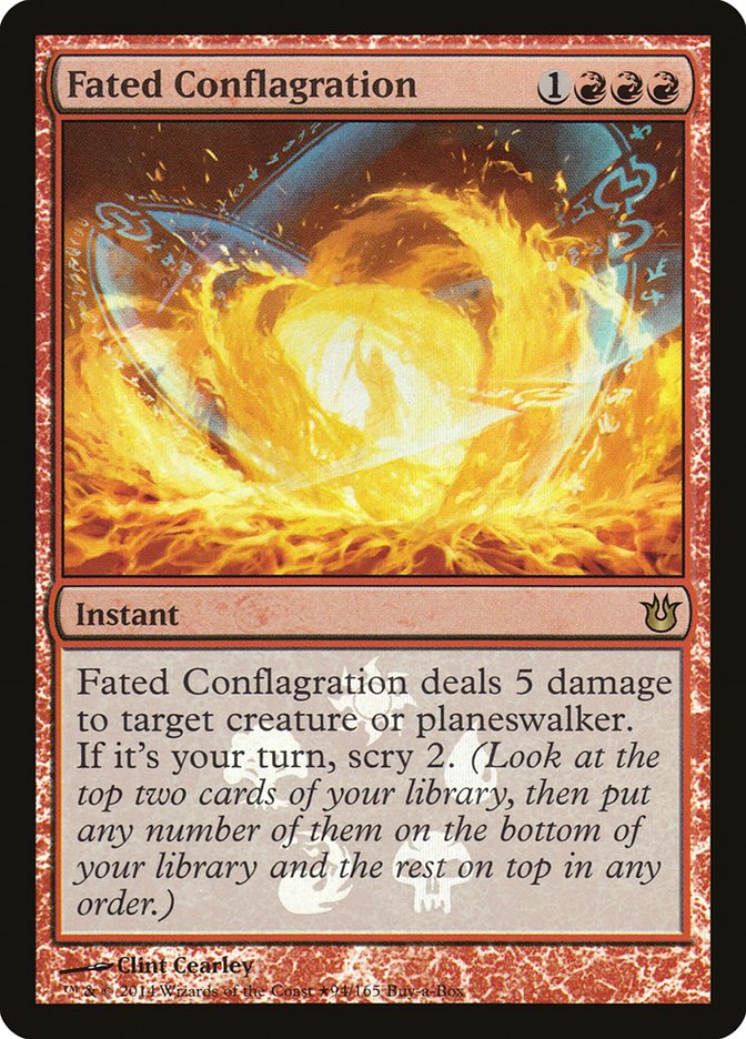Fated Conflagration (Buy-A-Box) [Born of the Gods Promos] | Exor Games Bridgewater