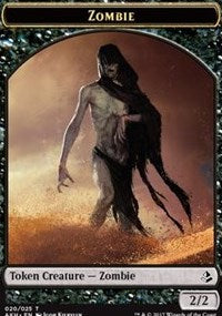 Zombie // Trueheart Duelist Token [Amonkhet Tokens] | Exor Games Bridgewater