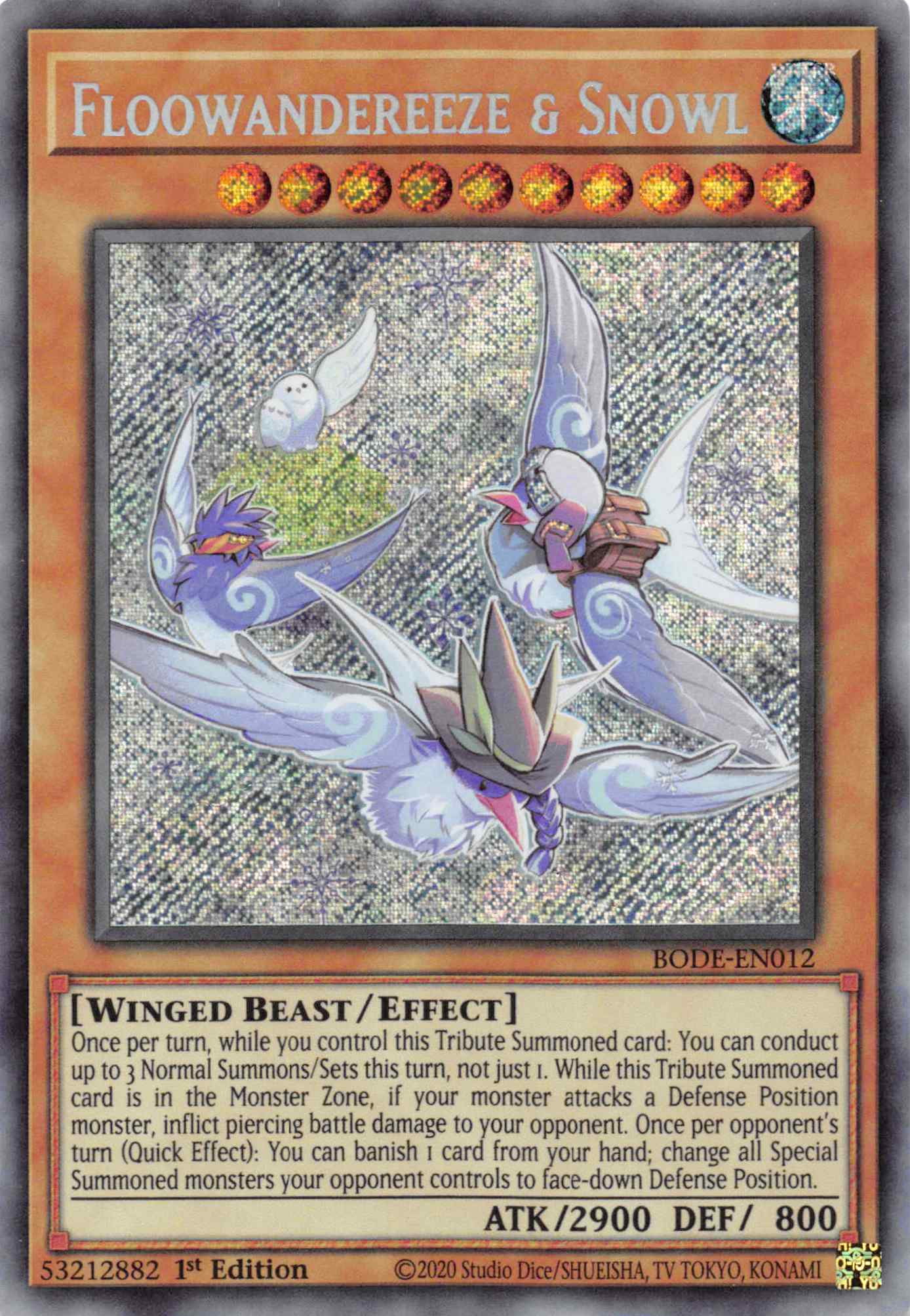 Floowandereeze & Snowl [BODE-EN012] Secret Rare | Exor Games Bridgewater