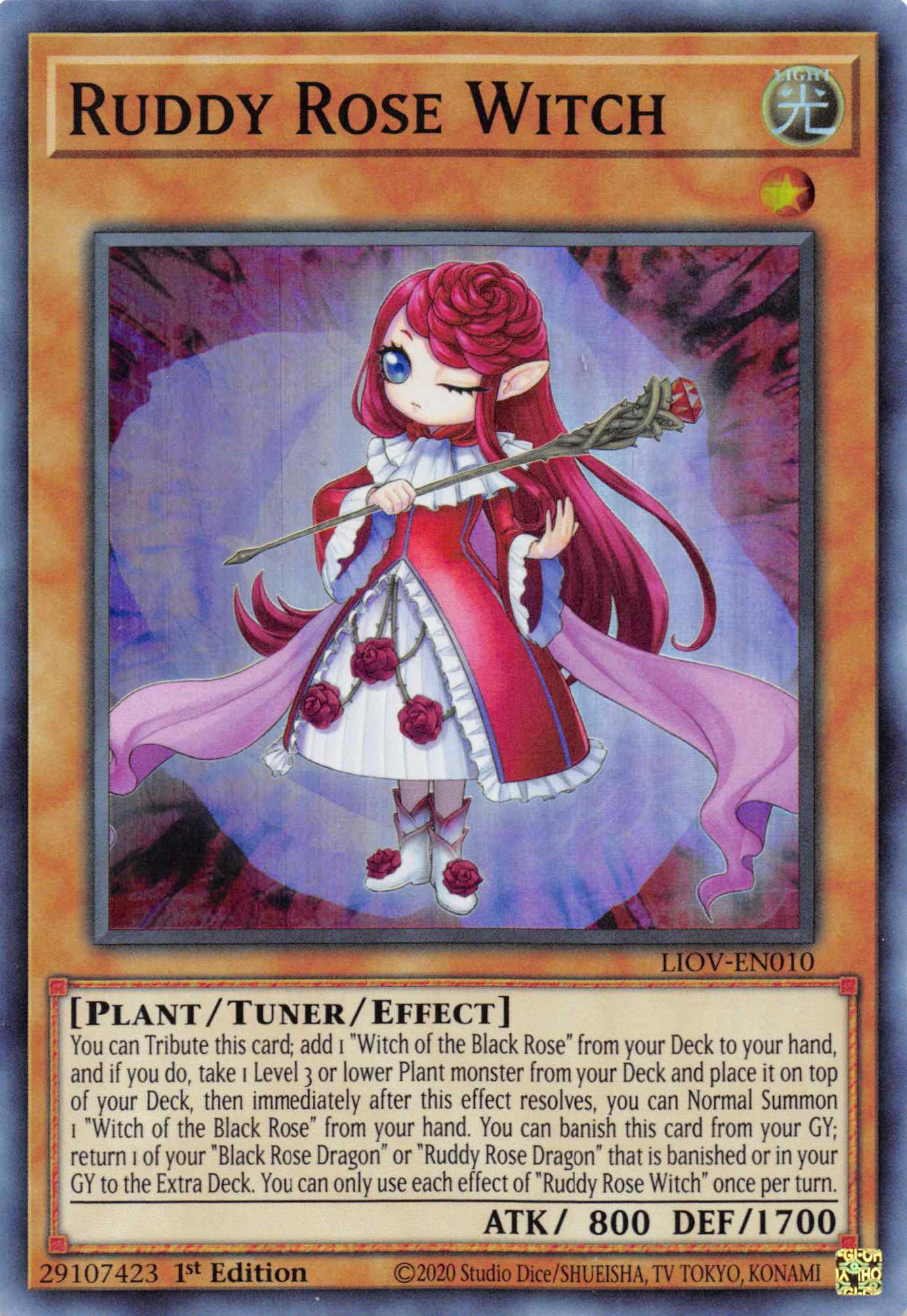 Ruddy Rose Witch [LIOV-EN010] Super Rare | Exor Games Bridgewater