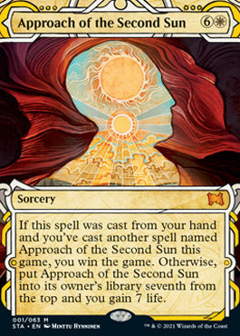 Approach of the Second Sun (Etched Foil) [Strixhaven Mystical Archive] | Exor Games Bridgewater