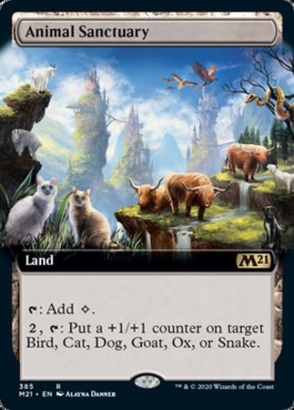 Animal Sanctuary (Extended Art) [Core Set 2021] | Exor Games Bridgewater