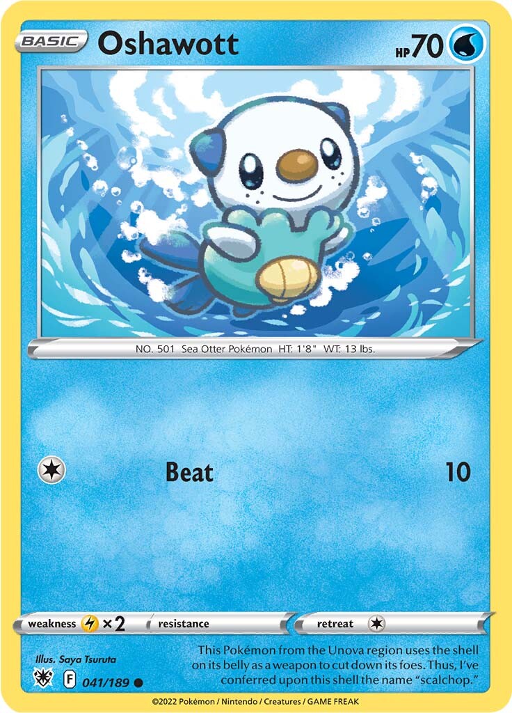 Oshawott (041/189) [Sword & Shield: Astral Radiance] | Exor Games Bridgewater