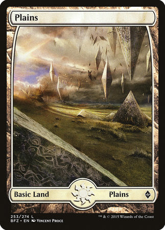 Plains (253) - Full Art [Battle for Zendikar] | Exor Games Bridgewater