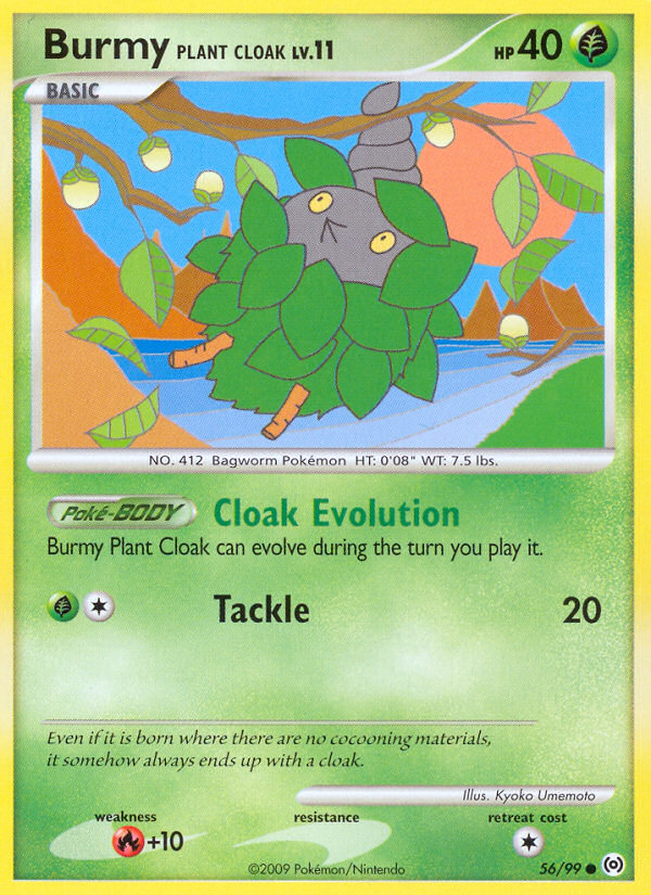 Burmy Plant Cloak (56/99) [Platinum: Arceus] | Exor Games Bridgewater