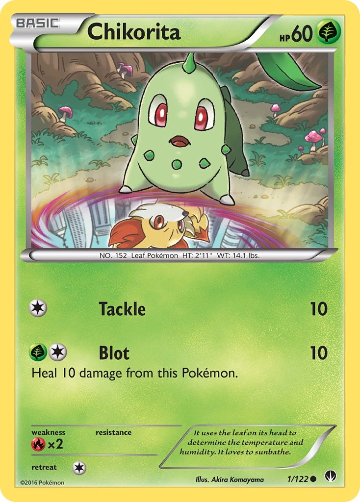 Chikorita (1/122) [XY: BREAKpoint] | Exor Games Bridgewater