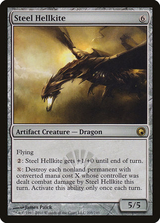 Steel Hellkite [Scars of Mirrodin] | Exor Games Bridgewater