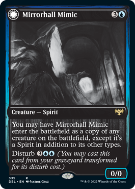 Mirrorhall Mimic // Ghastly Mimicry [Innistrad: Double Feature] | Exor Games Bridgewater